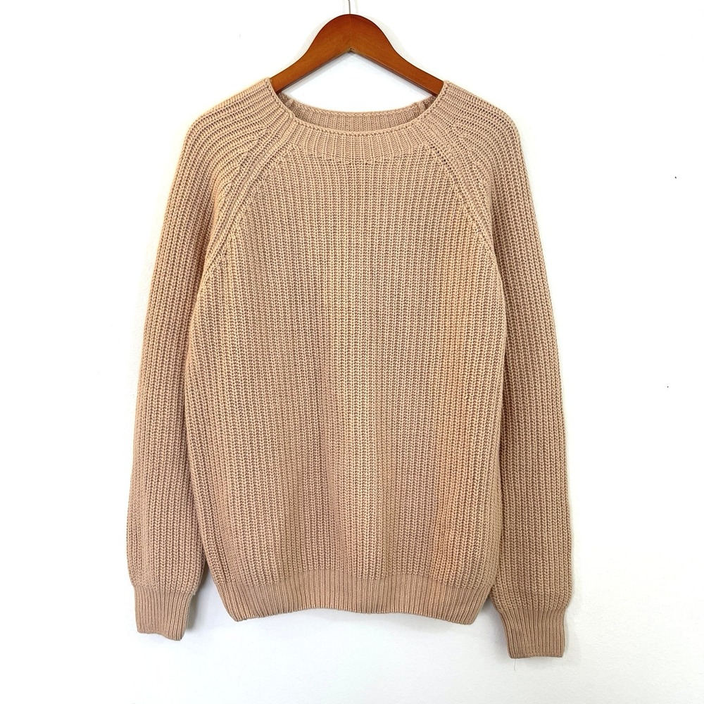 N.O.W. Andrea Rosati Italian Cashmere Womens Sweater Sz S Oversized Quiet Luxury